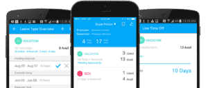 Smartphones with Time Off app