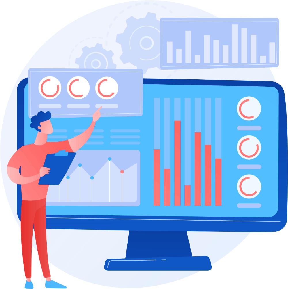 Person using computer Employee access to balances and time off notifications