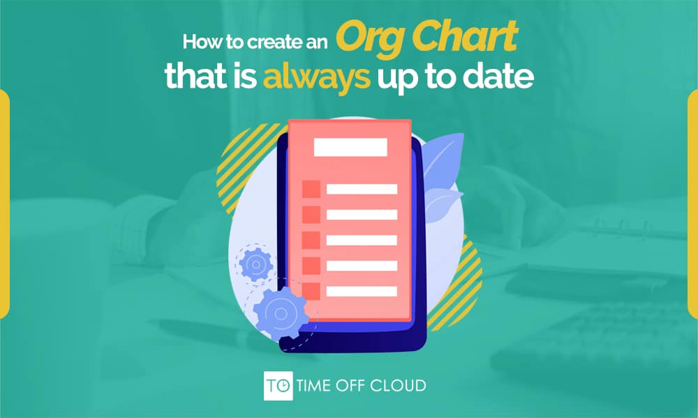 Graphic cover image reading "How to Create an Org Chart That is Always Up-to-Date"